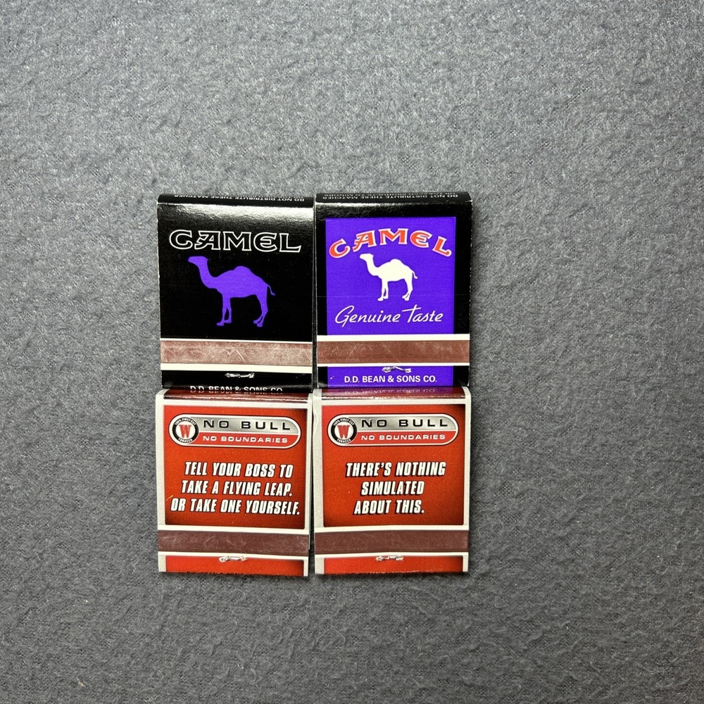 Vintage Matchbook Lot Joe Camel Winston Cigarettes Collectible 4 Ephemera - Picture 2 of 4